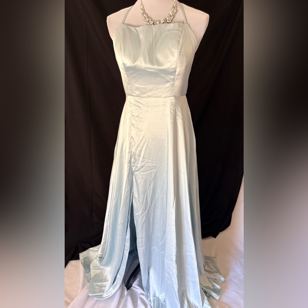 #39 Elegant Light Blue Dress